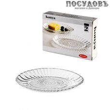 Pasabahce Konya 54332 блюдо, стекло, 220×180 мм, Россия, в упаковке 2 шт.