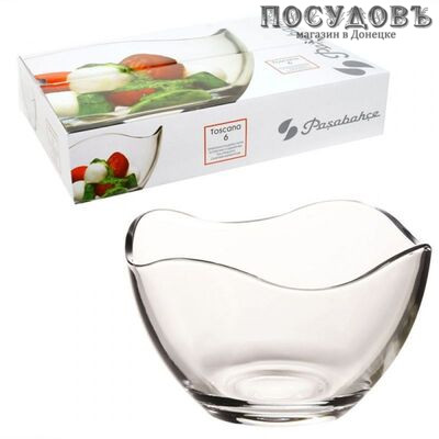 Pasabahce Toscana 53893SLB салатник, стекло, цвет прозрачный, Ø130×80 мм, Россия, в упаковке 1 шт.