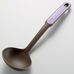 Alpenkok Lavender AK-5248Y, половник, 285×85 мм, нейлон, цвет черный с лавандовым, на блистере 1 шт.