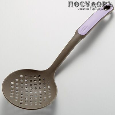 Alpenkok Lavender AK-5249Y, шумовка, 300×105 мм, нейлон, цвет черный с лавандовым, на блистере 1 шт.