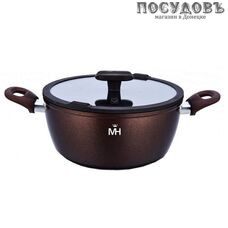 MercuryHaus Diamond MC-1716 кастрюля с крышкой 4,0 л, Ø240 мм, алюминий литой