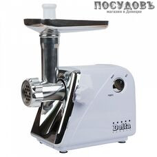 Delta DL-57М мясорубка электрическая 1200 Вт, 2 кг/мин, 1 скорость, реверс есть, цвет белый