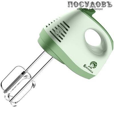 Василиса МК7-240 миксер ручной, 150 Вт, 5 скоростей, цвет зеленый