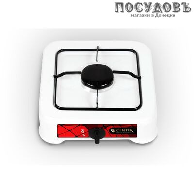 Centek CT-1520 плита газовая отдельностоящая, 1-конфорочная, эмалированное покрытие, цвет белый