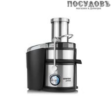 Centek CT-1214 соковыжималка электрическая, 1500 Вт, стакан 1100 мл, под мякоть 2000 мл
