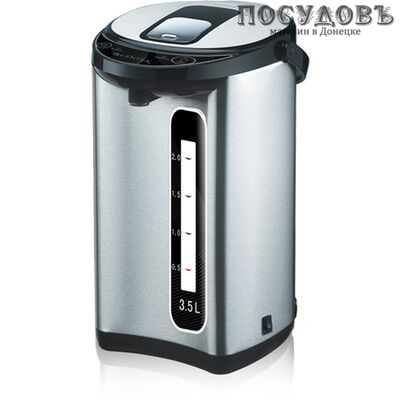 Centek CT-0077 термопот 3,5 л, 800 Вт, корпус: сталь нержавеющая, цвет серебристый