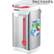 Centek CT-0082 White термопот 5,0 л, 750 Вт, корпус: сталь нержавеющая, цвет белый Centek CT-0082 White термопот 5,0 л, 750 Вт, корпус: сталь нержавеющая, цвет белый