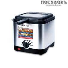 Centek CT-1430 фритюрница, чаша 1,5 л антипригарное покрытие, 1500 Вт
