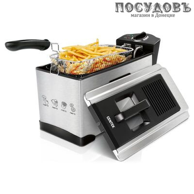 Centek CT-1431 фритюрница, чаша 3,5 л эмалированное покрытие, 1800 Вт