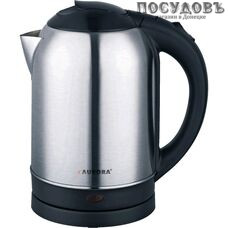 Aurora AU 3404 электрочайник, 2000 Вт, 2000 мл, сталь нержавеющая, цвет сатин