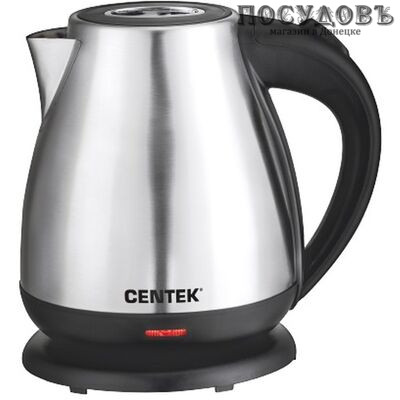 Centek CT-0051 электрочайник, 2200 Вт, 1800 мл, сталь нержавеющая, цвет сатин