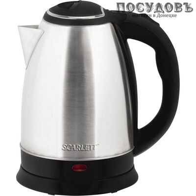 Scarlett SC-EK21S26 электрочайник, 1800 Вт, 1800 мл, сталь нержавеющая, цвет сатин