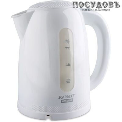 Scarlett SC-EK18P28 электрочайник, 2200 Вт, 1700 мл, пластик, цвет белый