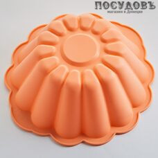 Alpenkok Чудо АК-6151S форма для выпечки, силикон, 240×130×80 мм, цвет персиковый