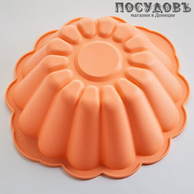 Alpenkok Чудо АК-6151S форма для выпечки, силикон, 240×130×80 мм, цвет персиковый
