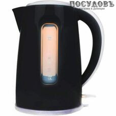 Saturn ST-EK 8439 Black электрочайник, 2200 Вт, 1700 мл, пластик термостойкий, черный