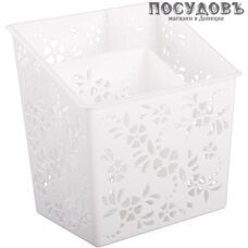 Альтернатива М6341/6342 подставка для столовых приборов, 3 секции, 165×125×170 мм, полипропилен