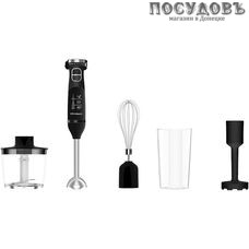 WillMark WHB-1155BS блендер многофункциональный, 1000 Вт, измельчитель 500 мл, цвет черный