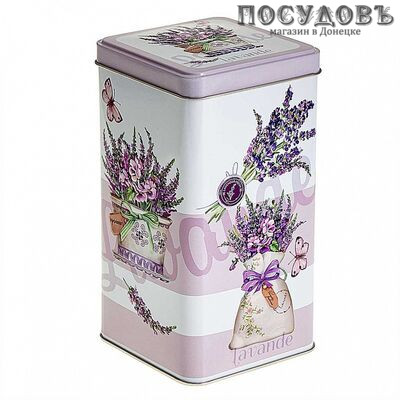 РФЖУ Лаванда 2 120-01901 банка для хранения с крышкой, жесть, 1200 мл