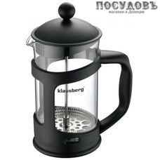 Klausberg KB-7113 френч-пресс, стекло термостойкое, 800 мл, цвет черный