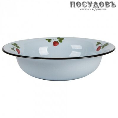 КМК 43004-222/4 таз, сталь эмалированная, 10,0 л, Ø430×120 мм, гранитный с рисунком, 1 шт.