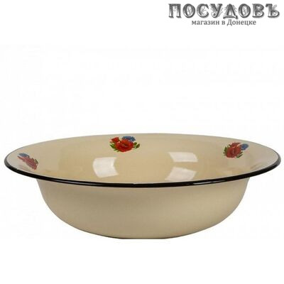 КМК 43004-222/4 таз, сталь эмалированная, 10,0 л, слоновая кость