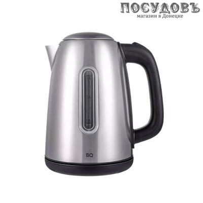 BQ KT1822SW электрочайник, 2200 Вт, 1700 мл, сталь нержавеющая, сталь-черный