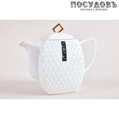 Коралл Снежная королева CS406618-A чайник заварочный, керамика, 900 мл
