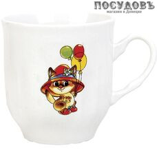 Коралл Котенок с шариками TYMB210 кружка, 210 мл, керамика 1 шт.