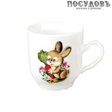 Коралл Кролик с морковкой TYMB210 кружка, 210 мл, керамика, без упаковки