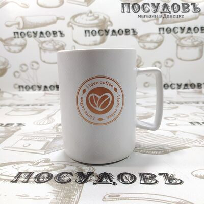 Moreroll I love coffe CN1464 кружка, 370 мл, фарфор 1 шт.