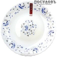 Коралл Синяя вуаль LHP95-1059 тарелка обеденная, Ø245×25 мм, стеклокерамика Коралл Синяя вуаль LHP95-1059 тарелка обеденная, Ø245×25 мм, стеклокерамика