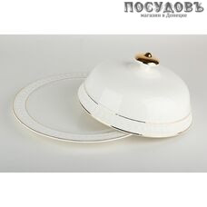 Коралл Снежная королева CS222826-A блюдо с крышкой, керамика, Ø254 мм, в упаковке 2 пр.