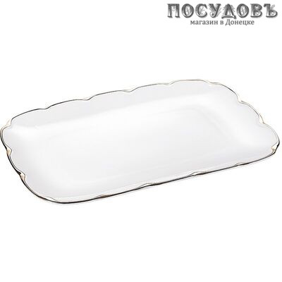 Коралл Клевер LTCV-P0428-A блюдо, керамика, 280×190×20 мм 1 шт.