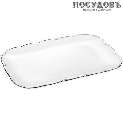 Коралл Клевер LTCV-P0433-A блюдо, керамика, 330×220×20 мм 1 шт.