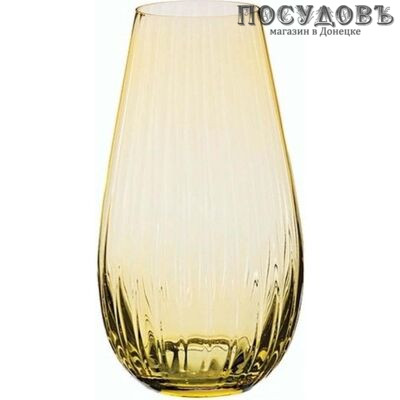Bohemia Желтая оптика 82237/245/22/382028, ваза, 245 мм, стекло