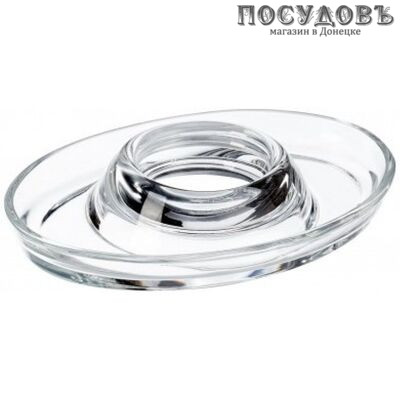 Pasabahce Basic 53382 подставка под яйцо, 127×91×15 мм, стекло, Россия 1 шт.