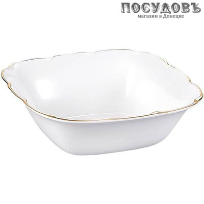 Коралл Клевер LTCV-B0120-A салатник, 200×200×70 мм, 1100 мл, керамика