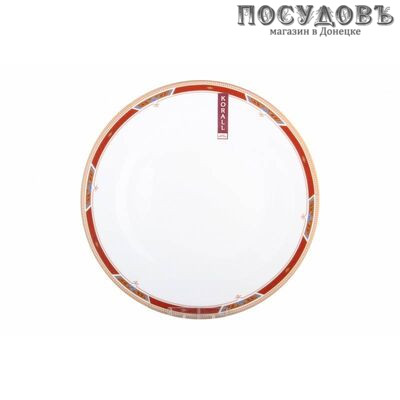 Коралл Орнамент LFBP90/6-161111 тарелка обеденная, стеклокерамика, Ø230 мм