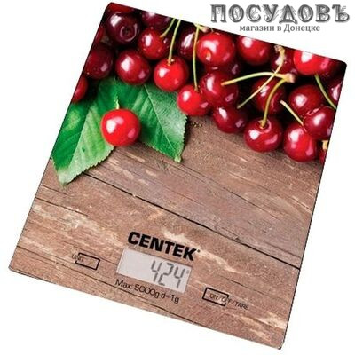 Centek Вишня CT-2462 весы кухонные-платформа, 200×180 мм, до 5,0 кг, гарантия 1 год