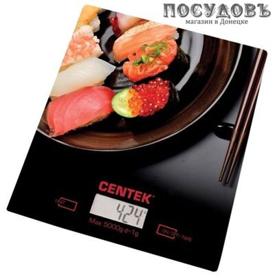 Centek Суши CT-2462 весы кухонные-платформа, 200×180 мм, до 5,0 кг, гарантия 1 год