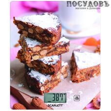 Scarlett Ореховое печенье SC-KS57P32 весы кухонные-платформа, до 8,0 кг, гарантия 1 год