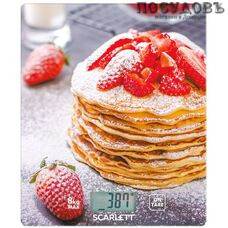 Scarlett Блины с клубникой SC-KS57P34 весы кухонные-платформа, до 8,0 кг, гарантия 1 год