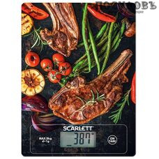 Scarlett Гриль SC-KS57P39 весы кухонные-платформа, до 8,0 кг, гарантия 1 год