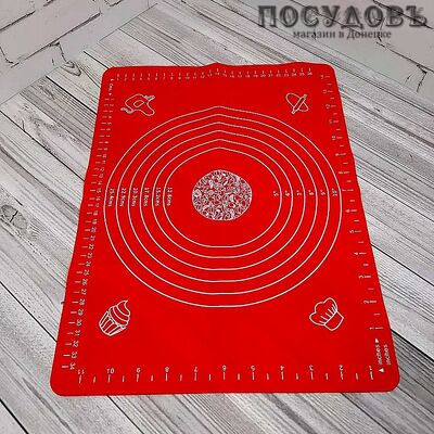 КНР FY-3040 коврик силиконовый с разметкой, силикон термостойкий, 400×300×1 мм