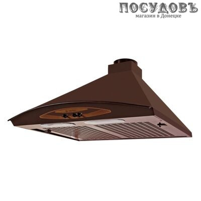 Gefest ВВ 1 К17 вытяжка кухонная каминная, сталь эмалированная, ширина 600 мм, коричневый