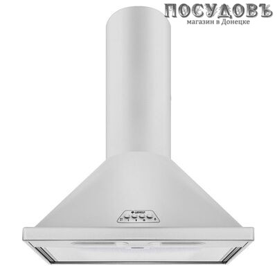 Gefest ВО 1502 вытяжка кухонная каминная, сталь эмалированная, ширина 500 мм, белый