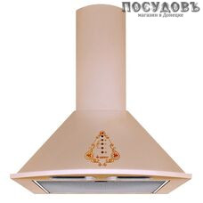 Gefest ВО 1604 К54 вытяжка кухонная каминная, сталь эмалированная, ширина 600 мм, кремовый