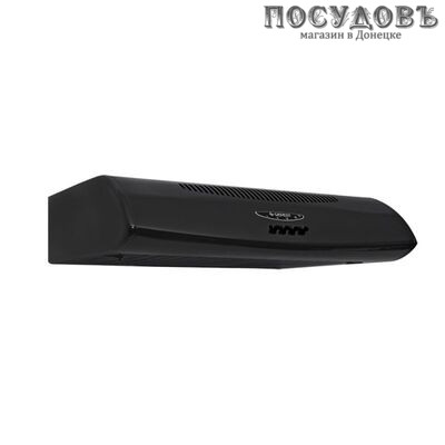 Gefest ВО 2601 К41 вытяжка кухонная подвесная, сталь эмалированная, ширина 600 мм, черный