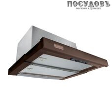 Gefest ВО 4501 К17 вытяжка кухонная встраиваемая телескопическая, ширина 500 мм, коричневый
